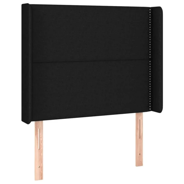 VidaXL Tête De Lit à LED Noir 83x16x118/128 Cm Tissu Acheter Maintenant 3