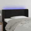VidaXL Tête De Lit à LED Noir 83x16x78/88 Cm Velours outlet 19