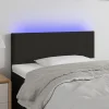 VidaXL Tête De Lit à LED Noir 90x5x78/88 Cm Tissu pas cher marque 17