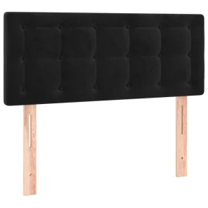 vente luxe pas cher VidaXL Tête De Lit à LED Noir 90x5x78/88 Cm Velours 11