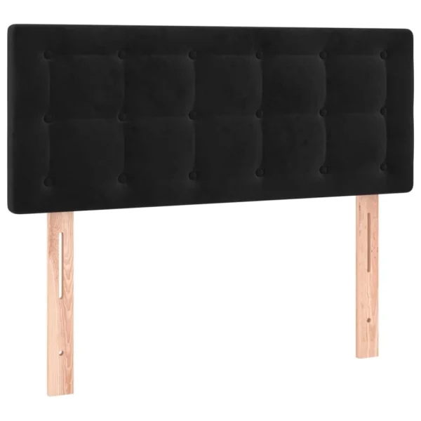 vente luxe pas cher VidaXL Tête De Lit à LED Noir 90x5x78/88 Cm Velours 4