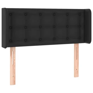 en ligne VidaXL Tête De Lit à LED Noir 93x16x78/88 Cm Similicuir 9