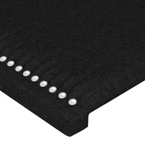 grande marque pas cher VidaXL Tête De Lit à LED Noir 93x16x78/88 Cm Tissu 13