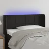 VidaXL Tête De Lit à LED Noir 93x16x78/88 Cm Velours se précipiter pour acheter 16