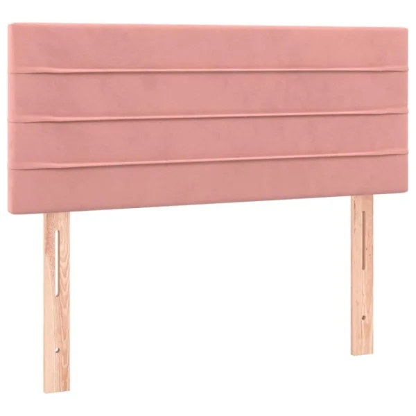 Acheter VidaXL Tête De Lit à LED Rose 80x5x78/88 Cm Velours 4