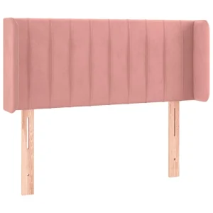 VidaXL Tête De Lit à LED Rose 83x16x78/88 Cm Velours pas cher en vente 9