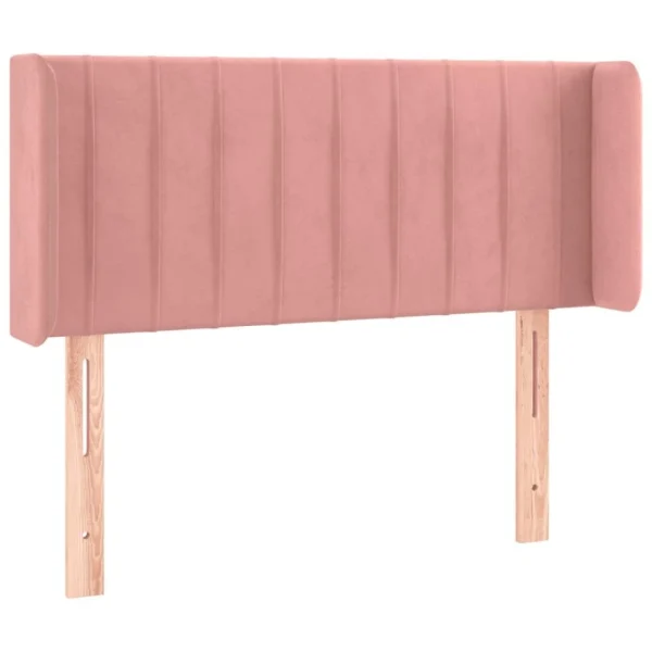 VidaXL Tête De Lit à LED Rose 83x16x78/88 Cm Velours pas cher en vente 3