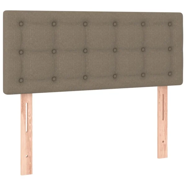 VidaXL Tête De Lit à LED Taupe 100x5x78/88 Cm Tissu en solde 4