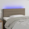 exclusivement disponibles VidaXL Tête De Lit à LED Taupe 100x5x78/88 Cm Tissu 17