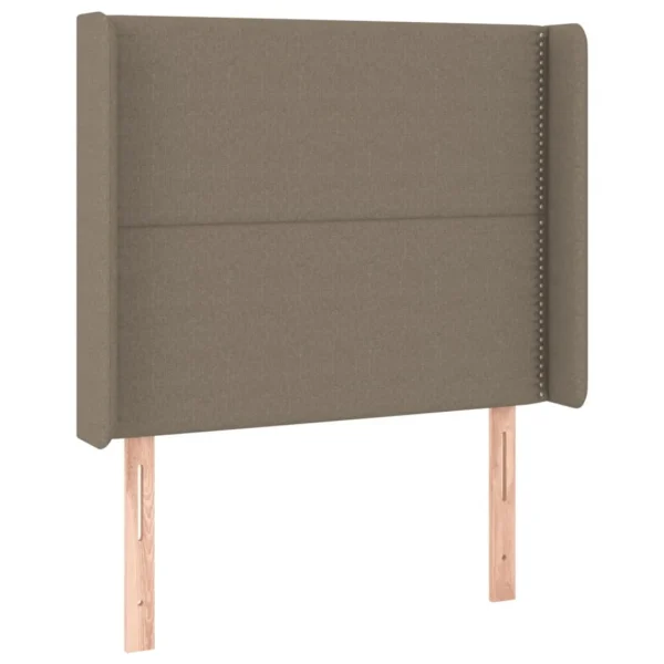 marque pas cher en ligne VidaXL Tête De Lit à LED Taupe 103x16x118/128 Cm Tissu 3