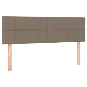VidaXL Tête De Lit à LED Taupe 144x5x78/88 Cm Tissu le grand escompte 11