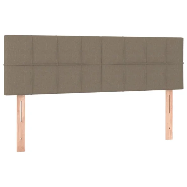 VidaXL Tête De Lit à LED Taupe 144x5x78/88 Cm Tissu le grand escompte 4