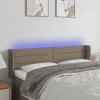 boutique VidaXL Tête De Lit à LED Taupe 147x16x78/88 Cm Tissu 17