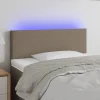 grossiste en ligne VidaXL Tête De Lit à LED Taupe 80x5x78/88 Cm Tissu 17