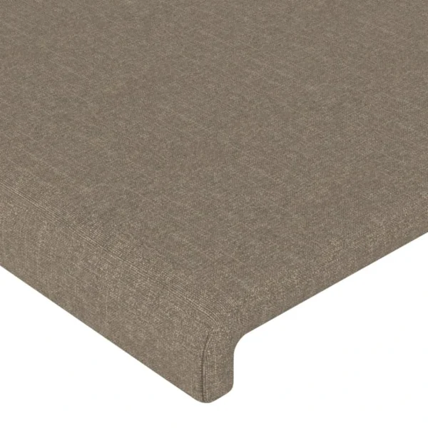 grossiste en ligne VidaXL Tête De Lit à LED Taupe 80x5x78/88 Cm Tissu 5