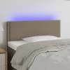 Pas Cher soldes France VidaXL Tête De Lit à LED Taupe 80x5x78/88 Cm Tissu 17
