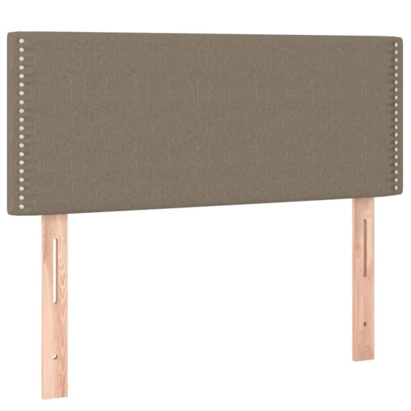 Pas Cher soldes France VidaXL Tête De Lit à LED Taupe 80x5x78/88 Cm Tissu 4