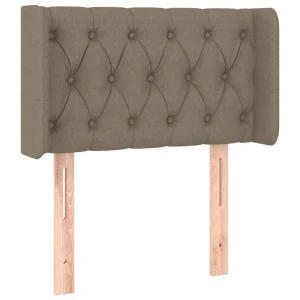 magasin en ligne VidaXL Tête De Lit à LED Taupe 83x16x78/88 Cm Tissu 9