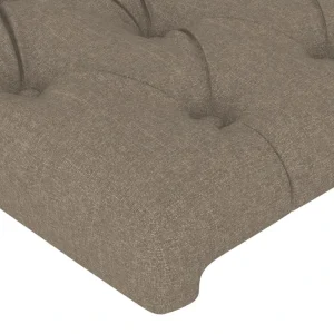 magasin en ligne VidaXL Tête De Lit à LED Taupe 83x16x78/88 Cm Tissu 13