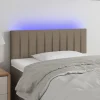 VidaXL Tête De Lit à LED Taupe 90x5x78/88 Cm Tissu grossiste 17