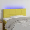 VidaXL Tête De Lit à LED Vert 100x5x78/88 Cm Tissu Dernières Nouveautés 19