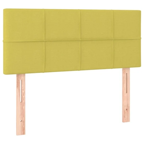VidaXL Tête De Lit à LED Vert 100x5x78/88 Cm Tissu Dernières Nouveautés 4
