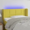Neuve avec étiquette VidaXL Tête De Lit à LED Vert 103x16x78/88 Cm Tissu 17