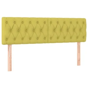 outlet VidaXL Tête De Lit à LED Vert 160x7x78/88 Cm Tissu 11