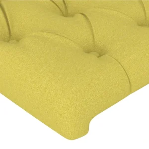 outlet VidaXL Tête De Lit à LED Vert 160x7x78/88 Cm Tissu 13
