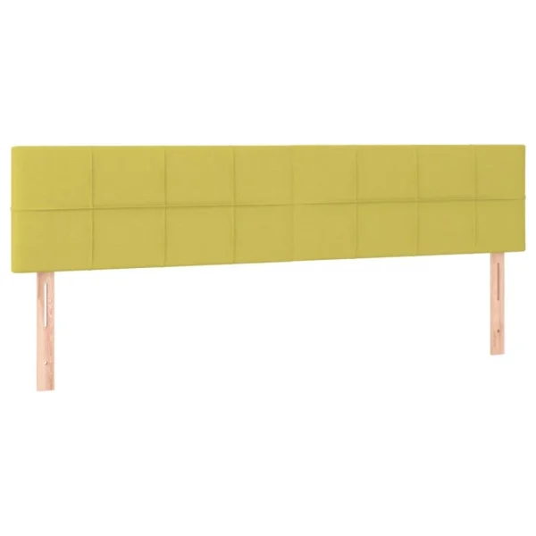 mode tendance VidaXL Tête De Lit à LED Vert 180x5x78/88 Cm Tissu 4