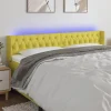 VidaXL Tête De Lit à LED Vert 183x16x78/88 Cm Tissu Livraison gratuite 17