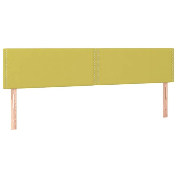 VidaXL Tête De Lit à LED Vert 200x5x78/88 Cm Tissu SOLDES TOUT À 4