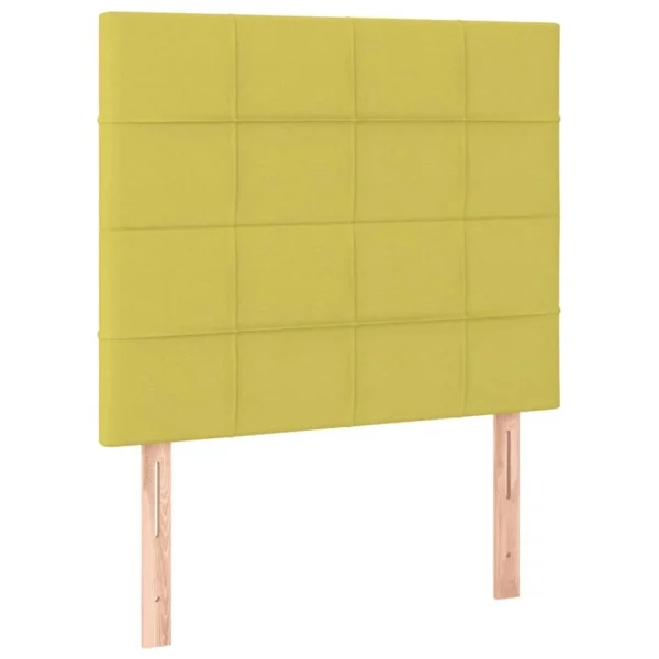 Acheter VidaXL Tête De Lit à LED Vert 80x5x118/128 Cm Tissu 4