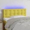 boutique en ligne VidaXL Tête De Lit à LED Vert 80x5x78/88 Cm Tissu 19