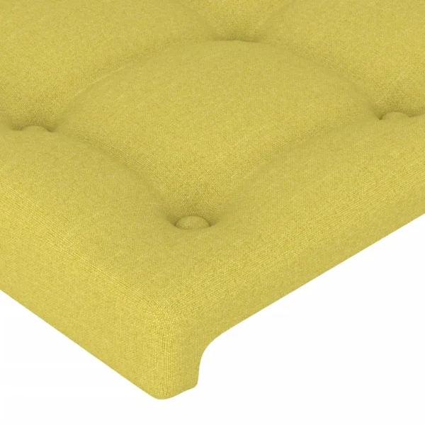 boutique en ligne VidaXL Tête De Lit à LED Vert 80x5x78/88 Cm Tissu 5