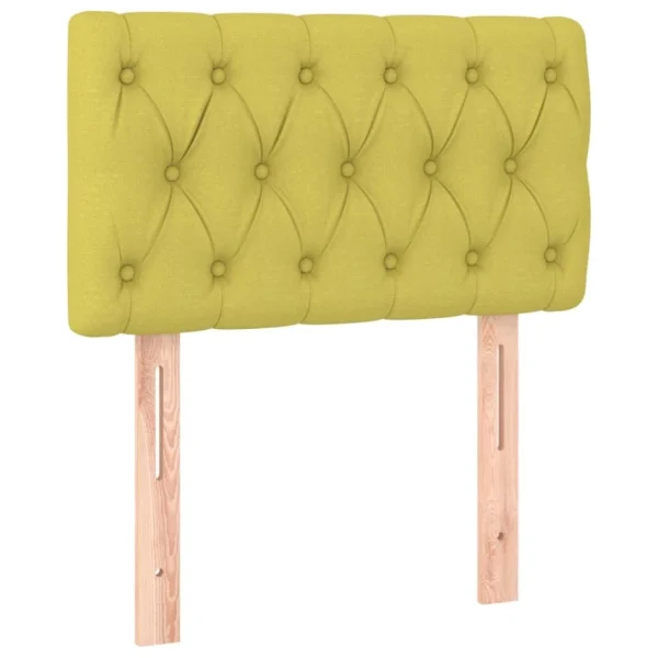 VidaXL Tête De Lit à LED Vert 80x7x78/88 Cm Tissu garantis authentique 4
