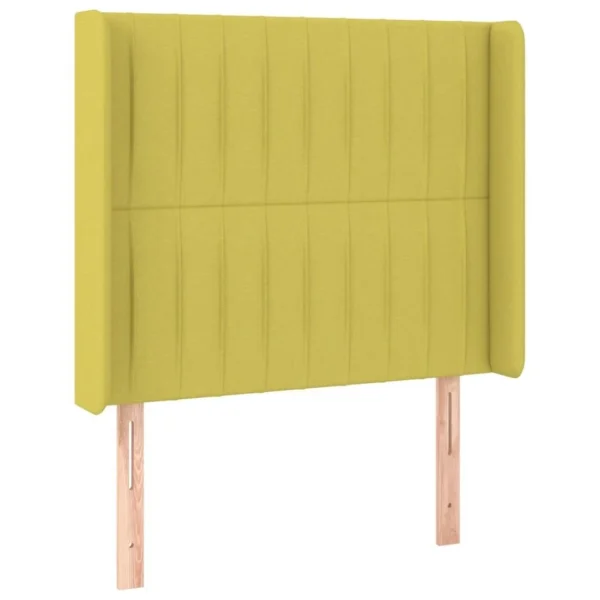 acheter en ligne VidaXL Tête De Lit à LED Vert 83x16x118/128 Cm Tissu 3