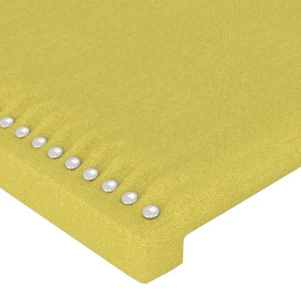 VidaXL Tête De Lit à LED Vert 83x16x78/88 Cm Tissu soldes pas cher 5
