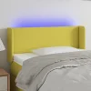 marque moins cher VidaXL Tête De Lit à LED Vert 83x16x78/88 Cm Tissu 17
