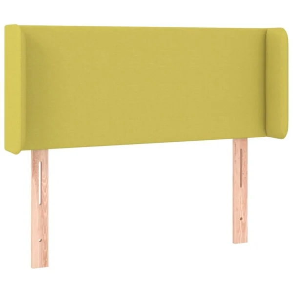 marque moins cher VidaXL Tête De Lit à LED Vert 83x16x78/88 Cm Tissu 3