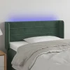 VidaXL Tête De Lit à LED Vert Foncé 103x16x78/88 Cm Velours Boutique 16
