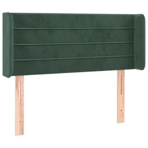 VidaXL Tête De Lit à LED Vert Foncé 103x16x78/88 Cm Velours Boutique 9
