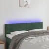 VidaXL Tête De Lit à LED Vert Foncé 144x5x78/88 Cm Velours magasin paris 17