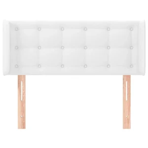 VidaXL Tête De Lit Avec Oreilles Blanc 93x16x78/88 Cm Similicuir en ligne vente 11