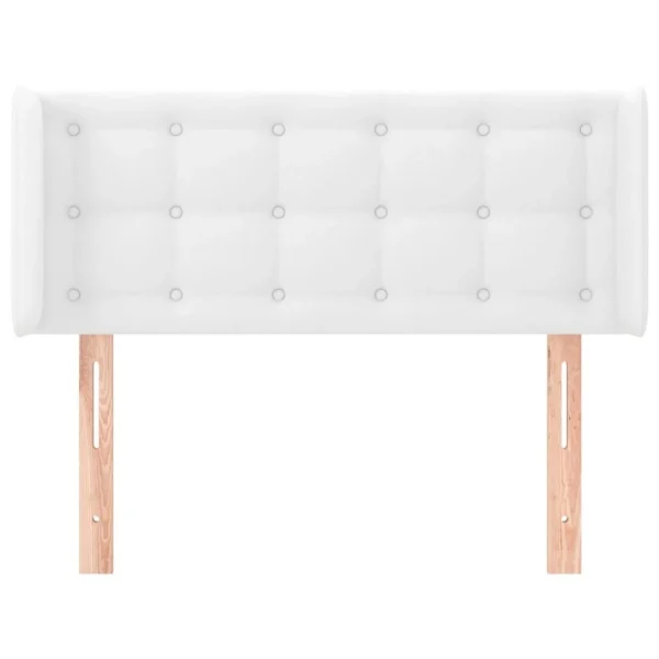 VidaXL Tête De Lit Avec Oreilles Blanc 93x16x78/88 Cm Similicuir en ligne vente 4