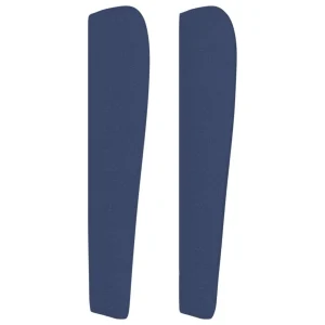 prix le plus bas VidaXL Tête De Lit Avec Oreilles Bleu 103x23x118/128 Cm Tissu 13