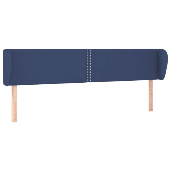 VidaXL Tête De Lit Avec Oreilles Bleu 203x23x78/88 Cm Tissu REMISE allant jusqu. 3