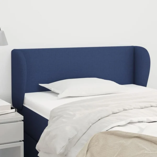 VidaXL Tête De Lit Avec Oreilles Bleu 83x23x78/88 Cm Tissu magasin en ligne france 1