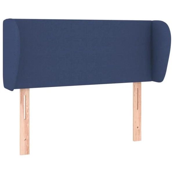 VidaXL Tête De Lit Avec Oreilles Bleu 83x23x78/88 Cm Tissu magasin en ligne france 3