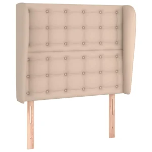 VidaXL Tête De Lit Avec Oreilles Cappuccino 103x23x118/128 Cm marque pas cher 9